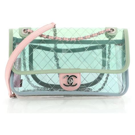 chanel plastic bag replica